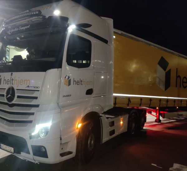 Bil fra Margrethes Transport i Fredrikstad